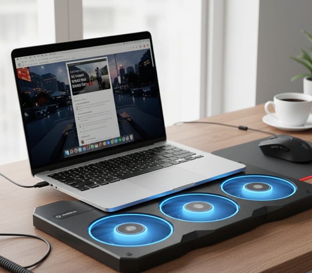 Laptop overheating fix using a cooling pad